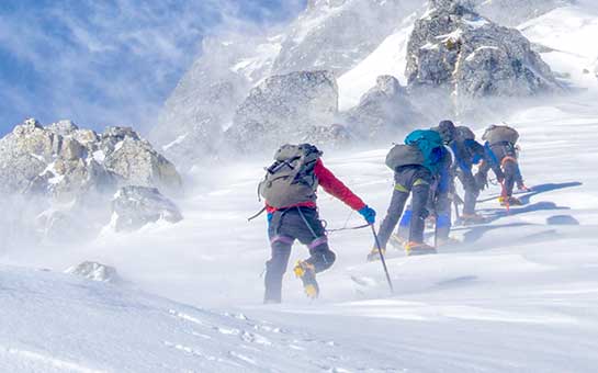 Seguro de viaje para escalada de montaña